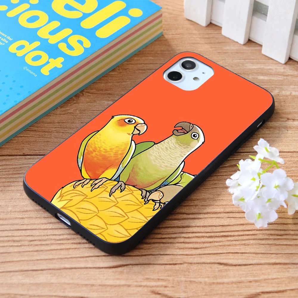 

For iPhone Green Cheek Paradise Soft TPU border Apple iPhone Case