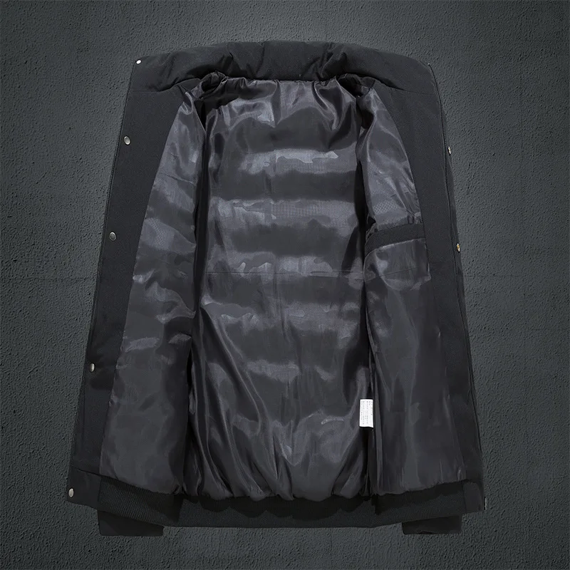 Зимняя мужская куртка модная термальная Корейская версия воротник парки пальто