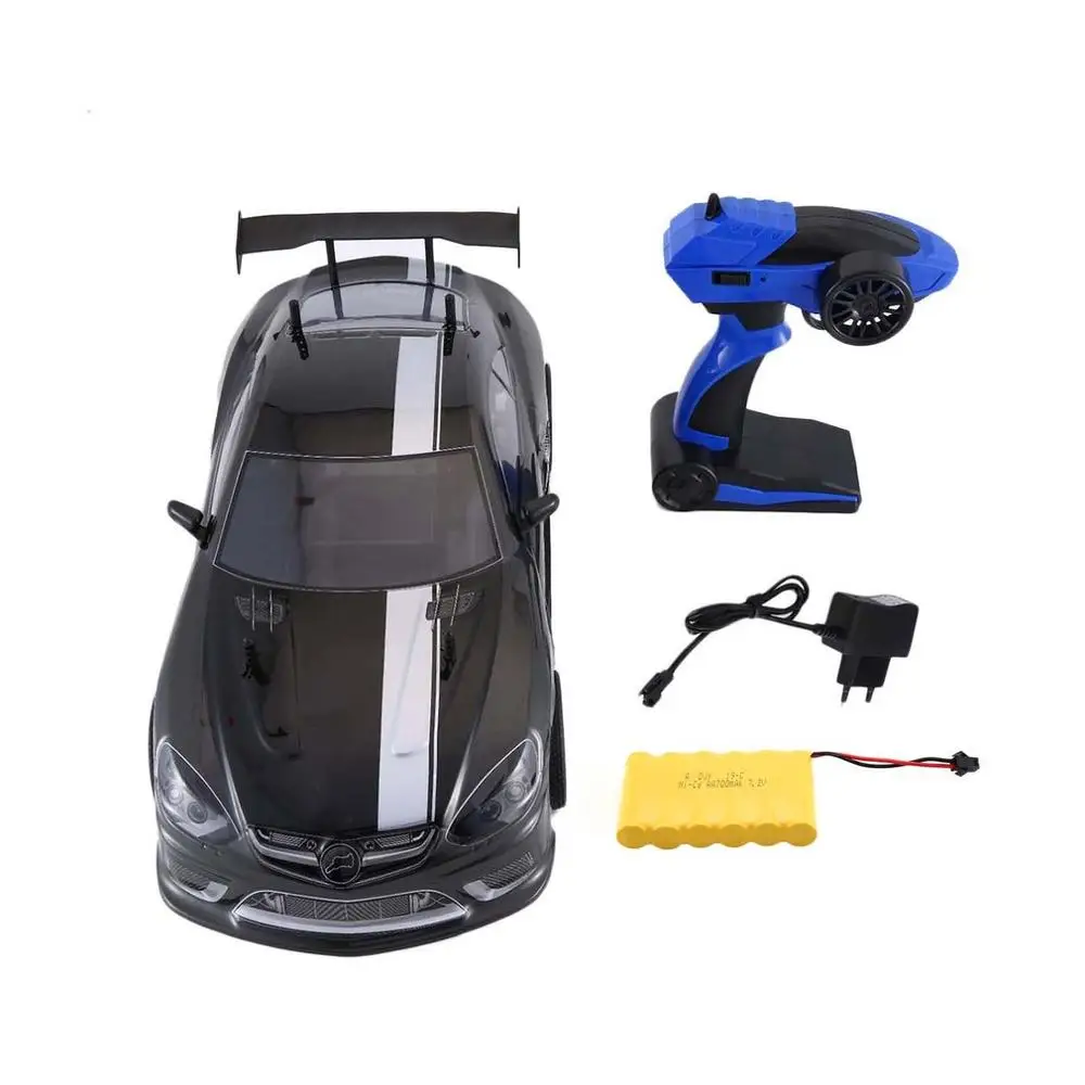 grey 1/10 700mAh 2,4G гоночный автомобиль 1:10 RC модель автомобиля 25 км/ч плоский спортивный Дрифт автомобиль игрушки ЕС вилка для детей Подарки - Цвет: grey