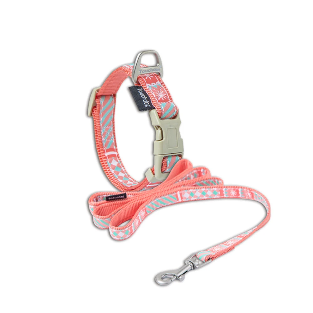 Поводок для собак ошейник с принтом поводок ходьбы тяги милый дизайн воротника