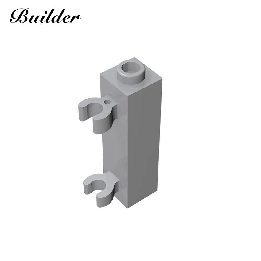 Конструктор 60583 1x1x3 односторонний с двумя горизонтальными зажимами, bbrick, 10 шт., MOC, совместимый с брендами игрушек для детей
