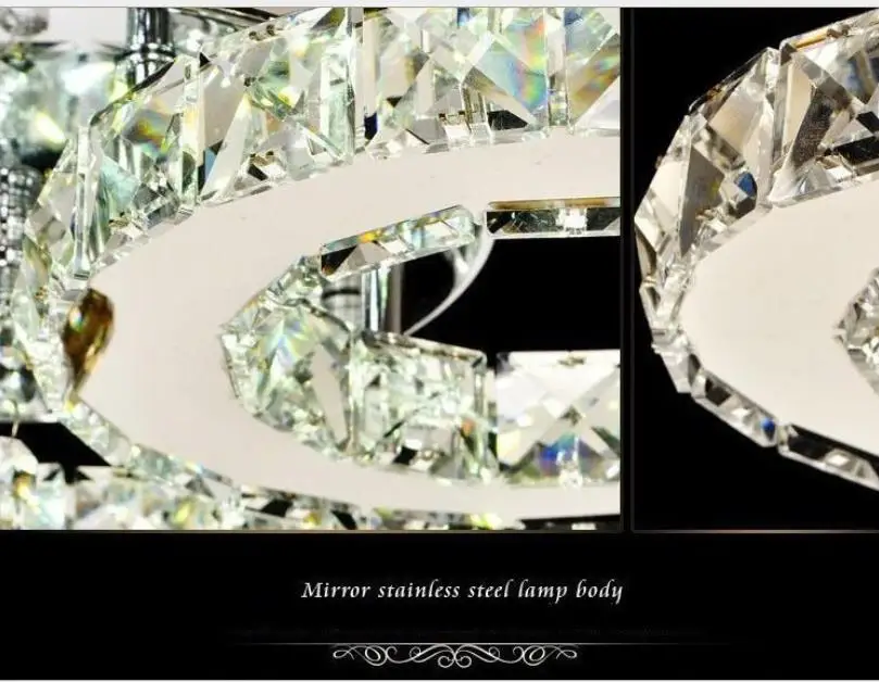 Modern 3 ring Lustre chandelier Led Crystal Chandelier Lighting Ceiling Chandeliers Light Living room lights Bedroom | Освещение