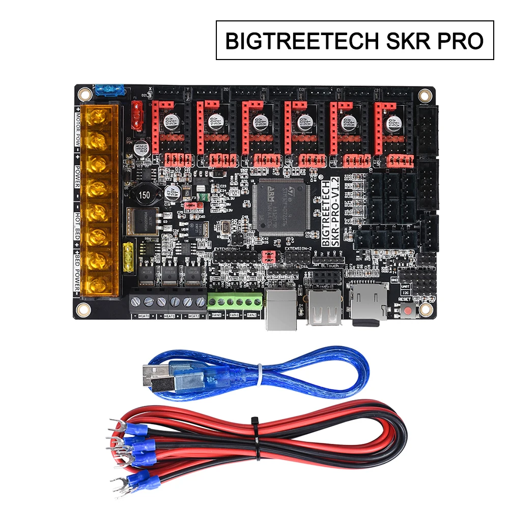 32 битная плата управления BIGTREETECH SKR PRO V1.2 детали для 3D принтера V1.3 RAMPS 1 4 A4988 TMC2208 Uart