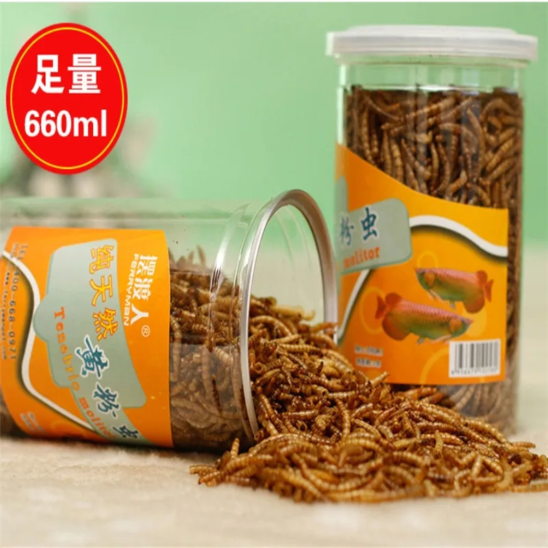 2020 сушеный аквариум Mealworm пруд рептилии дикая птица еда хомяк семена птиц ящерица