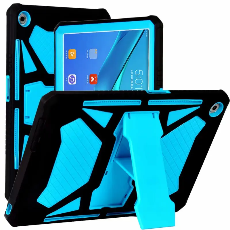 black blue Сверхпрочный защитный чехол для huawei MediaPad M5 Pro чехол s из поликарбоната и силикона с откидной крышкой для huawei MediaPad M5 Pro 10,8 CRM-AL09 CRM-W09 CRM-AL19 - Цвет: black blue