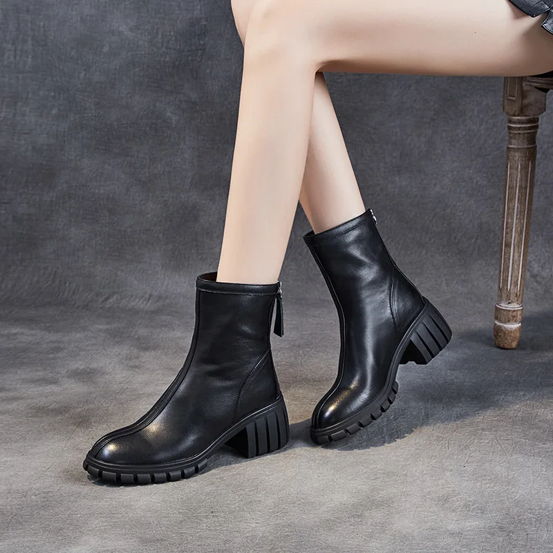 

Ботинки модные женские круглые зимние женские туфли Роскошная популярная зимняя обувь брендовые стильные женские ботинки женская обувь