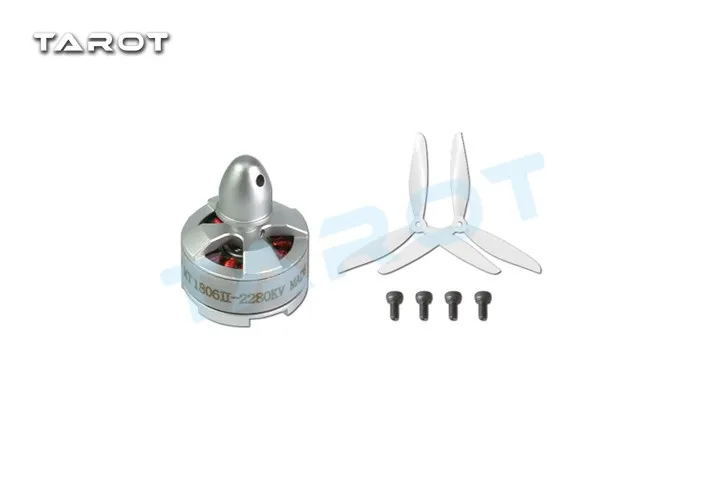 

Самоблокирующийся бесщеточный двигатель Tarot MT1806 II 3S 2280KV CW/ CCW с пропеллером для гоночного дрона 180-250 TL300H6 TL300H7, 1 шт.