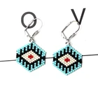 Fairywoo женские серьги от сглаза, новые корейские модные ювелирные изделия из бисера Миюки, уникальные серьги из нержавеющей стали Delica, серьги-капли