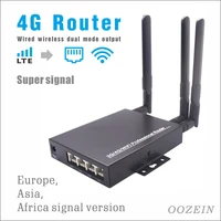 300mbps 4g router industrial super strong high signal antenna sma lte cat6 smart cpe wifi rj45 lan modem 4g sim oozein