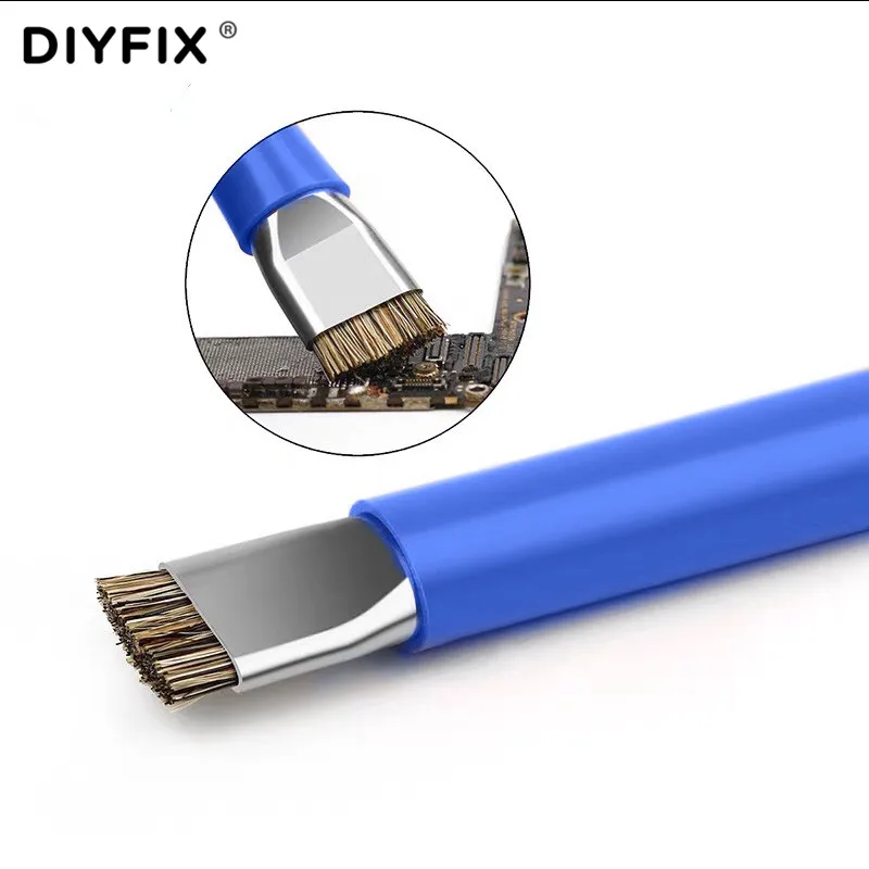 DIYFIX 1 шт. двойная головка жесткая щетка для детской материнской платы IC PCB