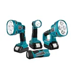 3 Вт12 Вт 18В светодиодный светильник рабочий светильник флэш-светильник для Makita BL1430 BL1830 (без Батарея, не Зарядное устройство) литиевая Батарея USB открытый светильник Инж