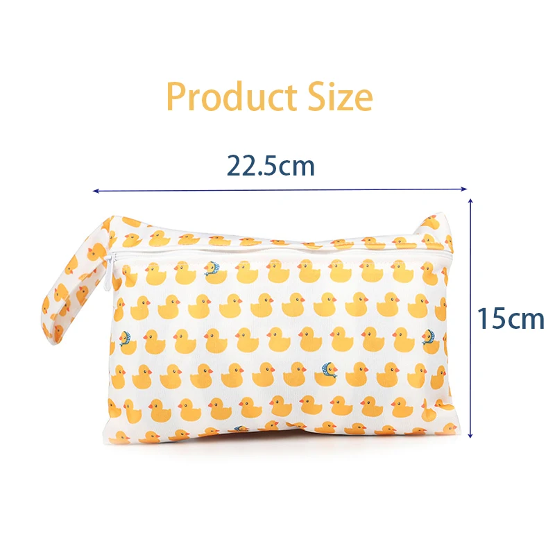 

Nappy Fabric Bag Waterproof Wet Bag Printed Reusable Bag Baby Stroller Mask Cloth Bag Travel Diaper Bag Menstrual Pads Wholesale