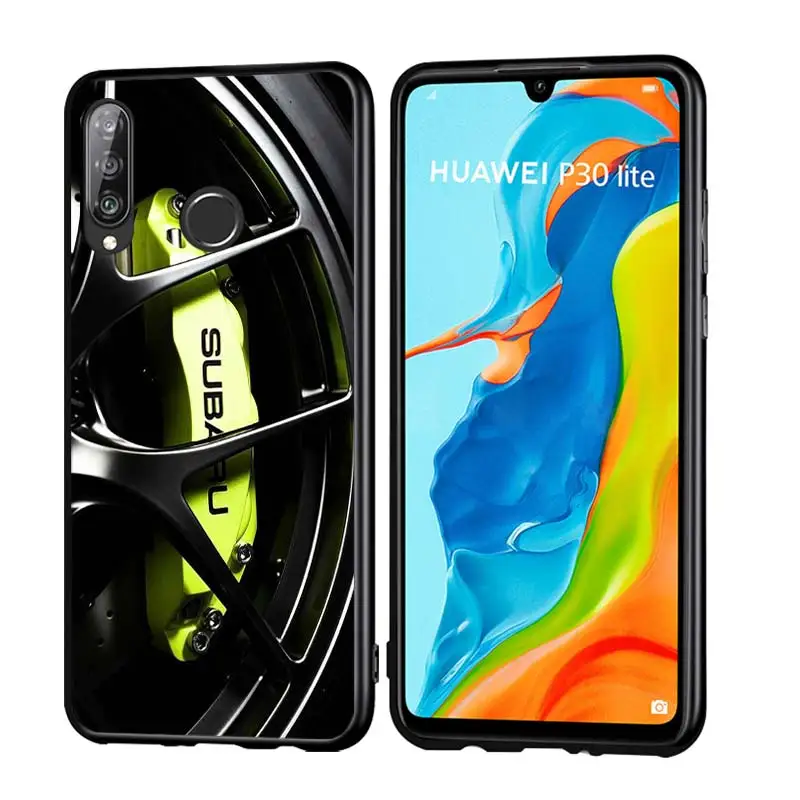 Силиконовый чехол для телефона с изображением спортивных автомобильных шин Huawei