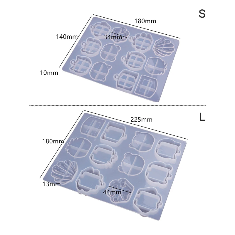 

Cat Claw Multi-style Key Cover Mold Epoxy Resin Molds New Diy Epoxy Glue Crystal Glue Key Chain Key Head Key Set Silicone Mirror