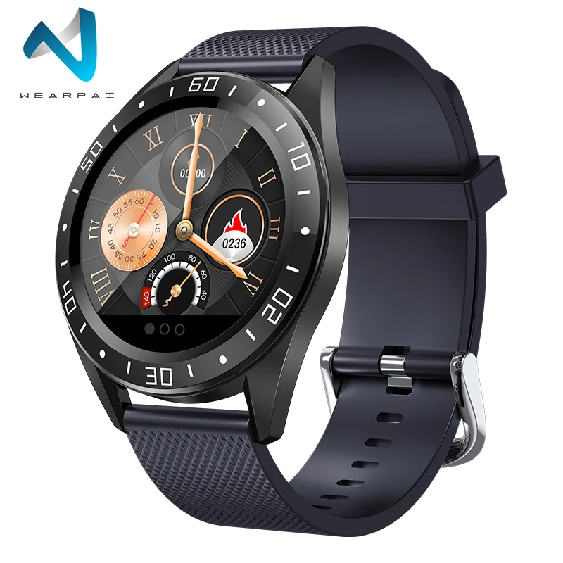 Wearpai GT105 мужские Смарт-часы Bluetooth сенсорный экран Android водонепроницаемые спортивные мужские и женские Смарт-часы несколько Languag