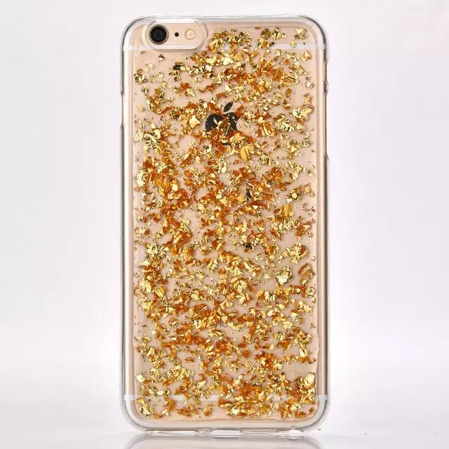 Для iPhone 6 6S 7 8 Plus X XS MAX XR 11 Pro Max блестящая фольга индивидуальный именной чехол для телефона мягкий силиконовый блестящий чехол - Цвет: Золотой