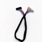 Универсальный ЖК-экран DF14 20 Pin 1ch 8-bit LVDS кабель 25 см для ЖК-панели 8,4-15 дюймов