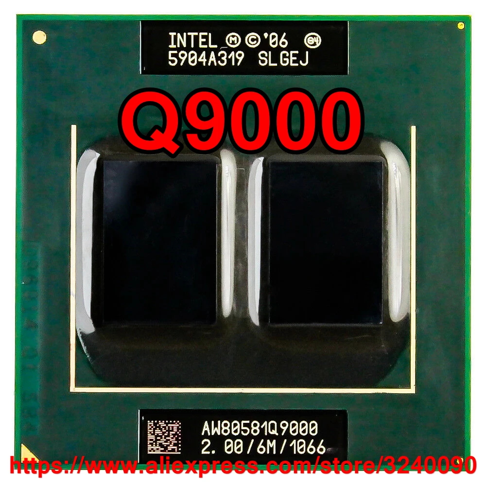 Оригинальный процессор lntel Core Q9000 2 00 ГГц 6M Q 9000 четырехъядерный SLGEJ мобильный для