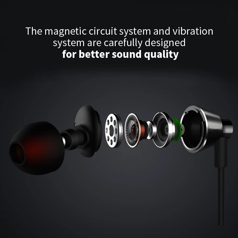 Наушники Huawei оригинальные наушники в ухо спортивные проводные с микрофоном Michpone