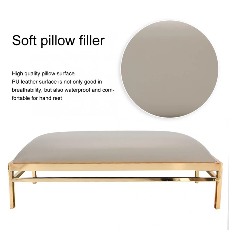 

Nail Hand Pillow PU Leather Armrest Cushion for Nail Salon Home Nail Nail Hand Cushion