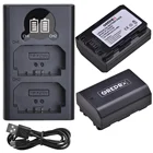 Аккумулятор и зарядное устройство NP FZ100 NP-FZ100 с портом type-C для камер Sony Alpha 7 III, A7III, A7SIII, A7R III, A7RIV, A9, A7R 2