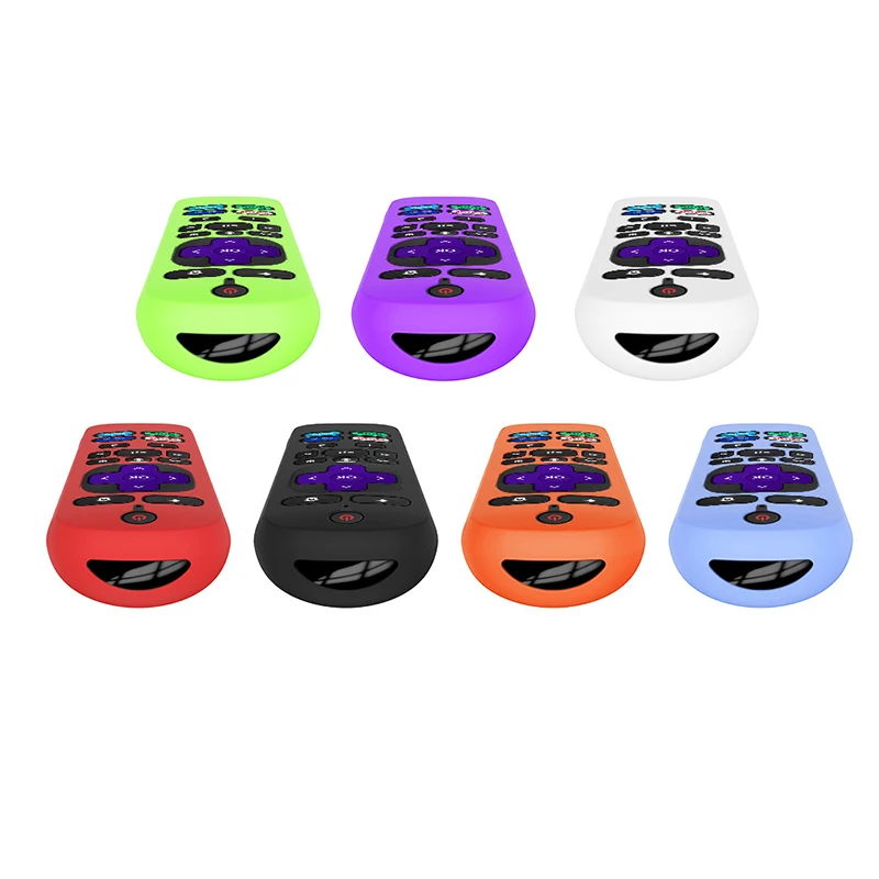 Мягкий силиконовый защитный чехол подходит для 2021 TCL Roku голосовой пульт