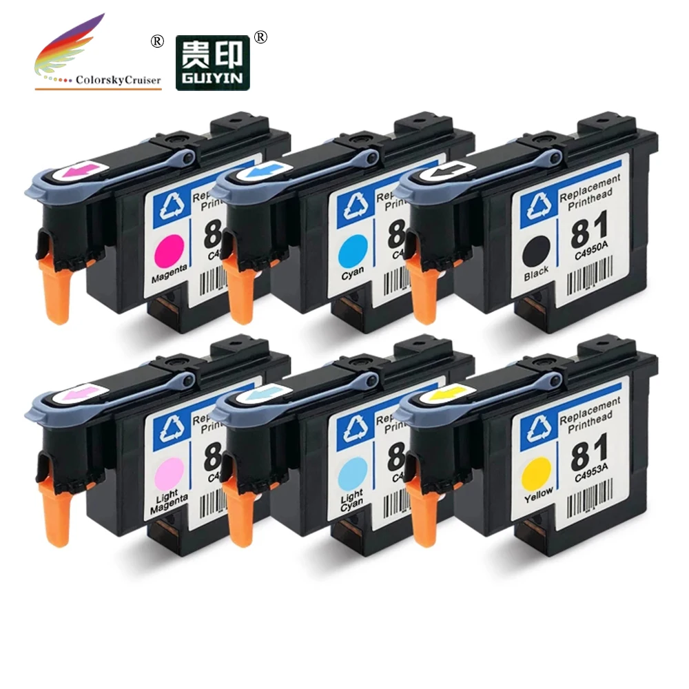 Реконструированная Печатная головка PHR81 печатающая для HP 81 Designjet 5000 5000PC 5500 5500ps C4950A