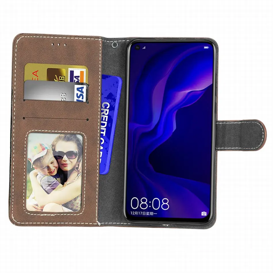 Plain Wallet Cover For Bags LG Stylo 4 5 Q8 G8 ThinQ K40 K12 Card Slot Couqe Man Leather Phone Case Zipper Flip Funda DP27H