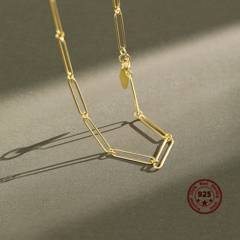 Женское Ожерелье в минималистическом стиле INS из стерлингового серебра 925 пробы
