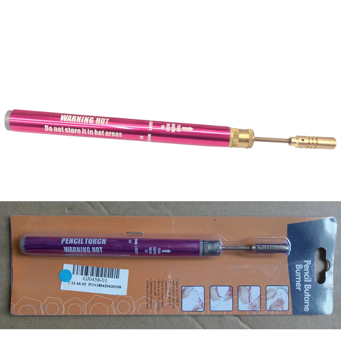 

Portable Welding Torch Gun Gas Blowing Tool Mini Soldering Iron Cordless Welding Pen Burner