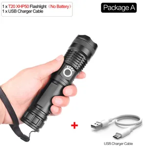 95000 lumens Lamp xhp70.2 most powerful flashlight usb Zoom led torch xhp70 xhp50 18650 or 26650 battery Best Camping, Outdoor