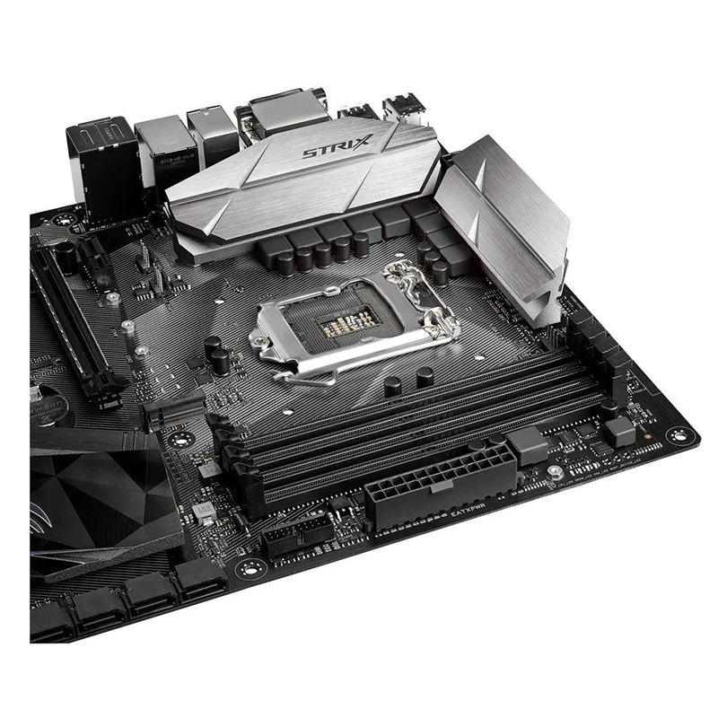 Материнская плата для б/у asus ROG STRIX B250F игровой настольный разъем LGA 1151 DDR4 B250 SATA3 USB3.0