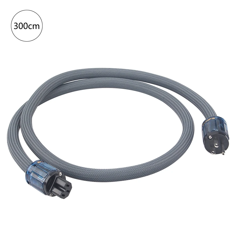 

Hi-End Copper Hifi Audios Power Cord US Plug P-037/P-037E Connector AMP Cable