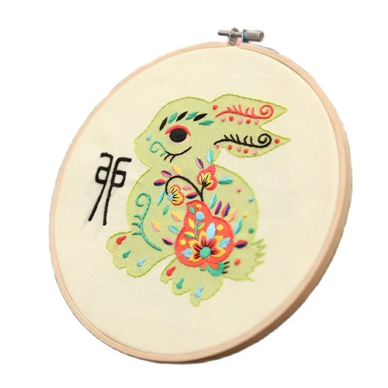 Набор для вышивания в китайском стиле Зодиак начинающих | Дом и сад