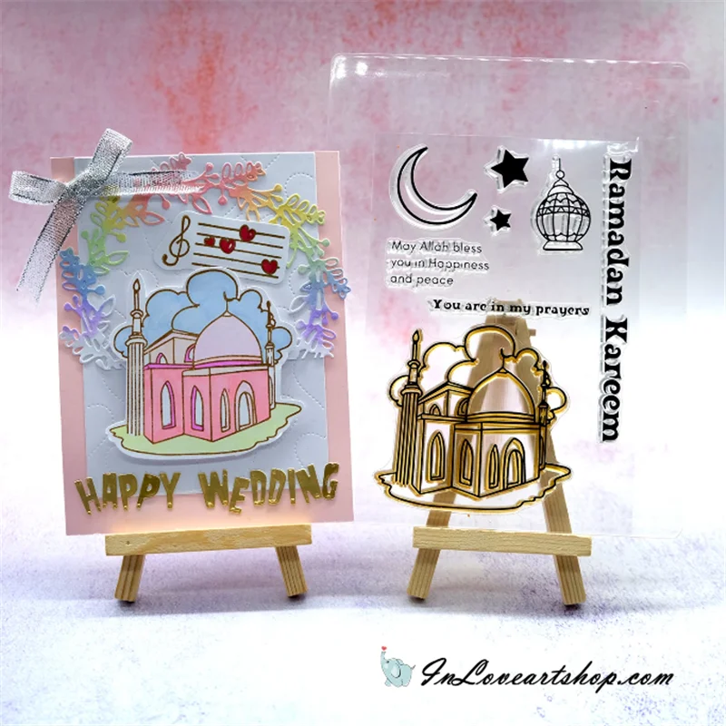 InLoveArts Рамадан кареем прозрачный штамп резиновый для скрапбукинга альбом