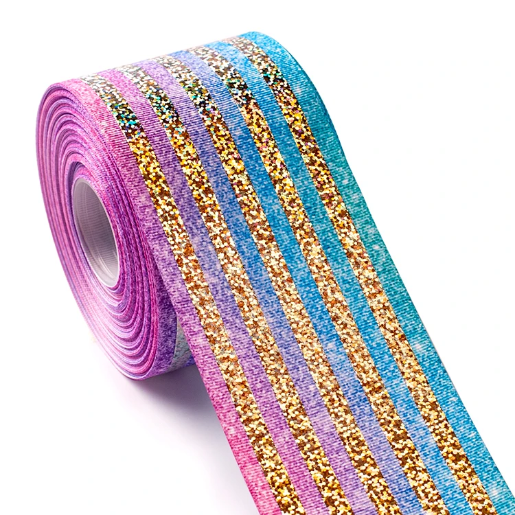 Лазерная Золотая фольга 2 ярда 75 мм длинная полоса теплопередача печатная