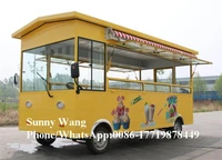 new design 4 2m electric food truck trailer mobile kitchen outdoor hot dog coffeevan ice cream cart