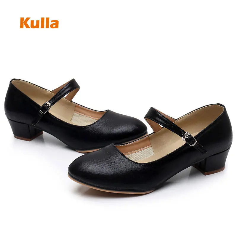 Women Salsa Dance Shoes Latin Dancing Ladies Jazz Ballroom Hip Hop Low Heel Modern Rubber Sole Outdoor Female Tango Flat Shoes