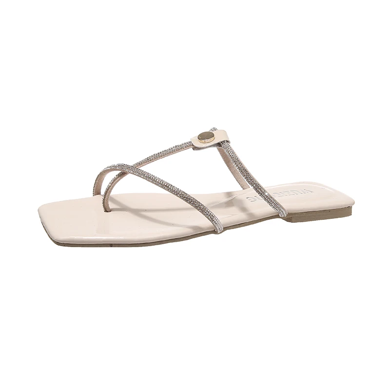 

Shoes Women Female Slippers Glitter Slides Rubber Flip Flops Fashion Soft 2021 Jelly Flat Hawaiian Summer Luxury Crystal Basic