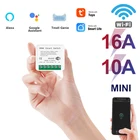 Смарт-переключатель Tuya с Wi-Fi, 16 А, 10 А, с приложением Smart Life