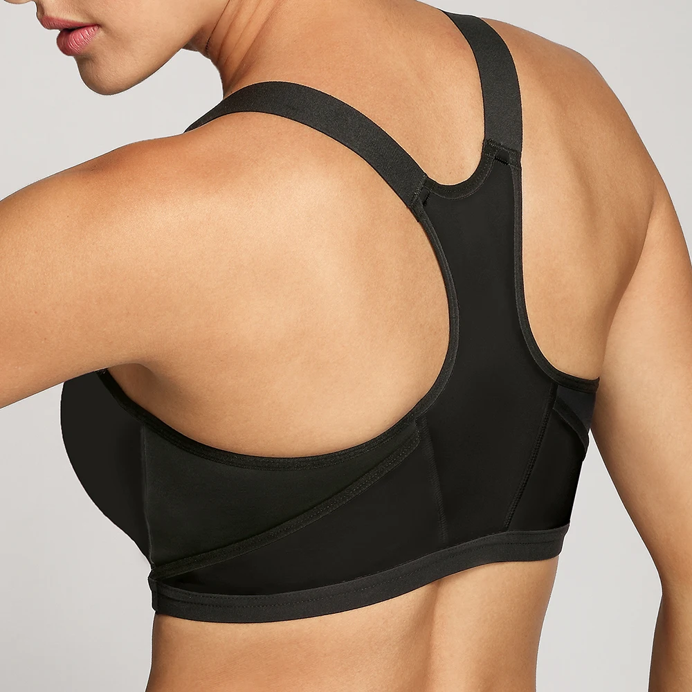 Women's Full Coverage Wirefree Padded Racerback High Impact Sports Bra