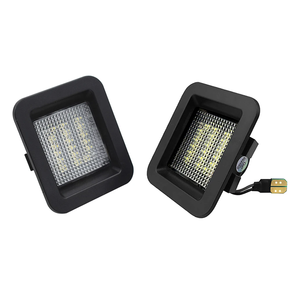 

2 pcs Error Free LED License Plate For Ford F150 F-150 Car Plate Lamp Clear Lens White 6000K License