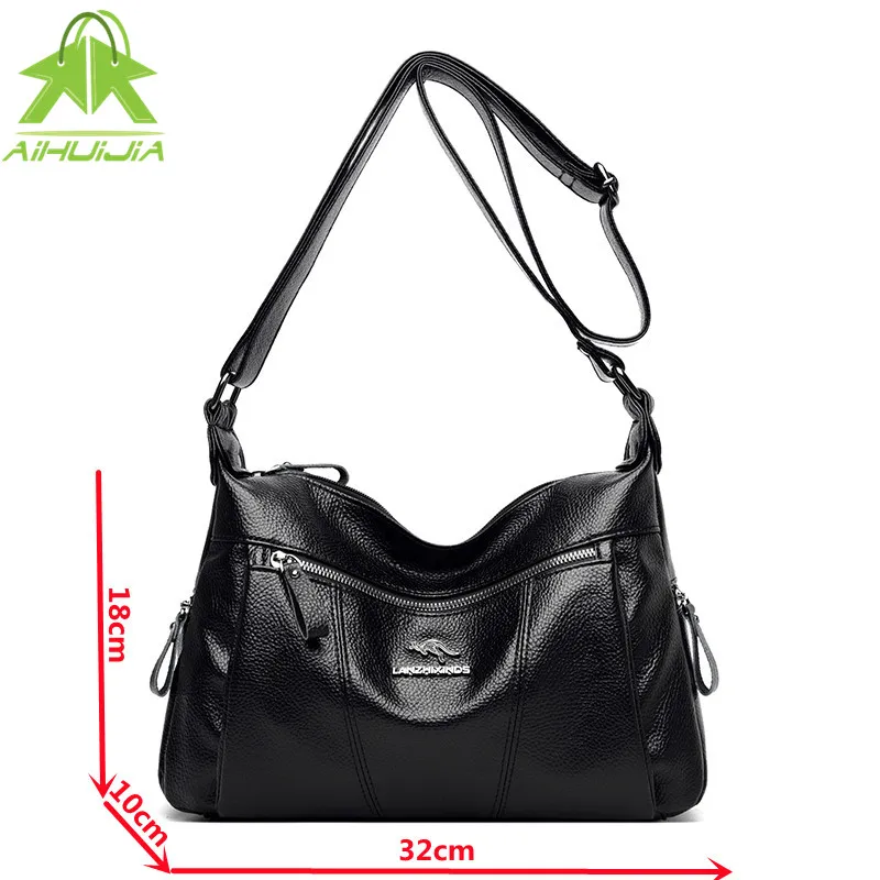 

Luxury Handbags Women Bags Designer Soft Leather Bags Fashion Messenger Bag 2021 New Famous Brand Ladies Travel Shoulder Bag