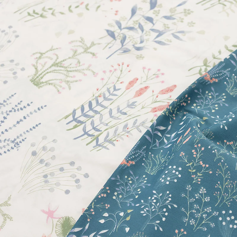 250x50 см цветок ветка саржа хлопок Ткань Сделай Сам детская одежда ткань сделать