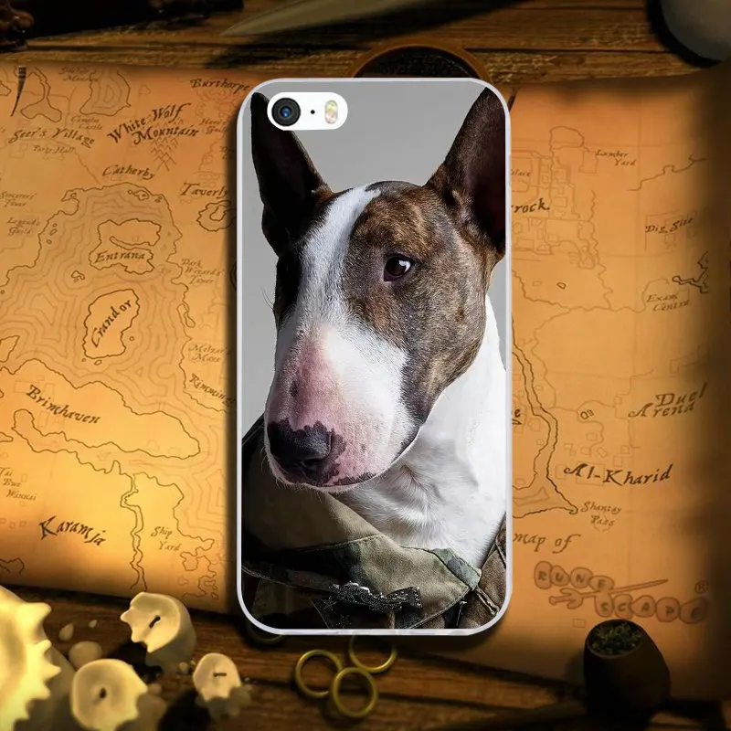 Image 10 Мягкие силиконовые чехлы из ТПУ для телефонов iPhone 6, 6 S, 8 Plus, 6S Plus, 7 Plus, 4, 4S, 5, 5S, SE, 5C, X, XR, XS Max, счастливые щенки бультерьера - Цвет: Image 10