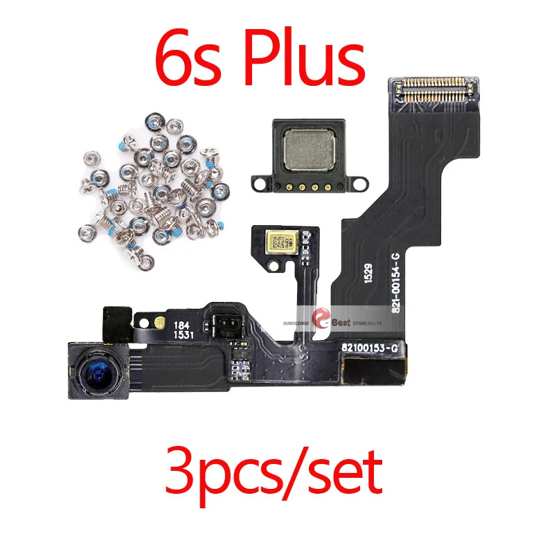 For 6S P 1set Высокое качество фронтальная камера кольцо держатель для iPhone 5 5S 5C 6S 6 Plus фронтальная камера объектив правый датчик приближения гибкий кабель - Цвет: For 6S P 1set