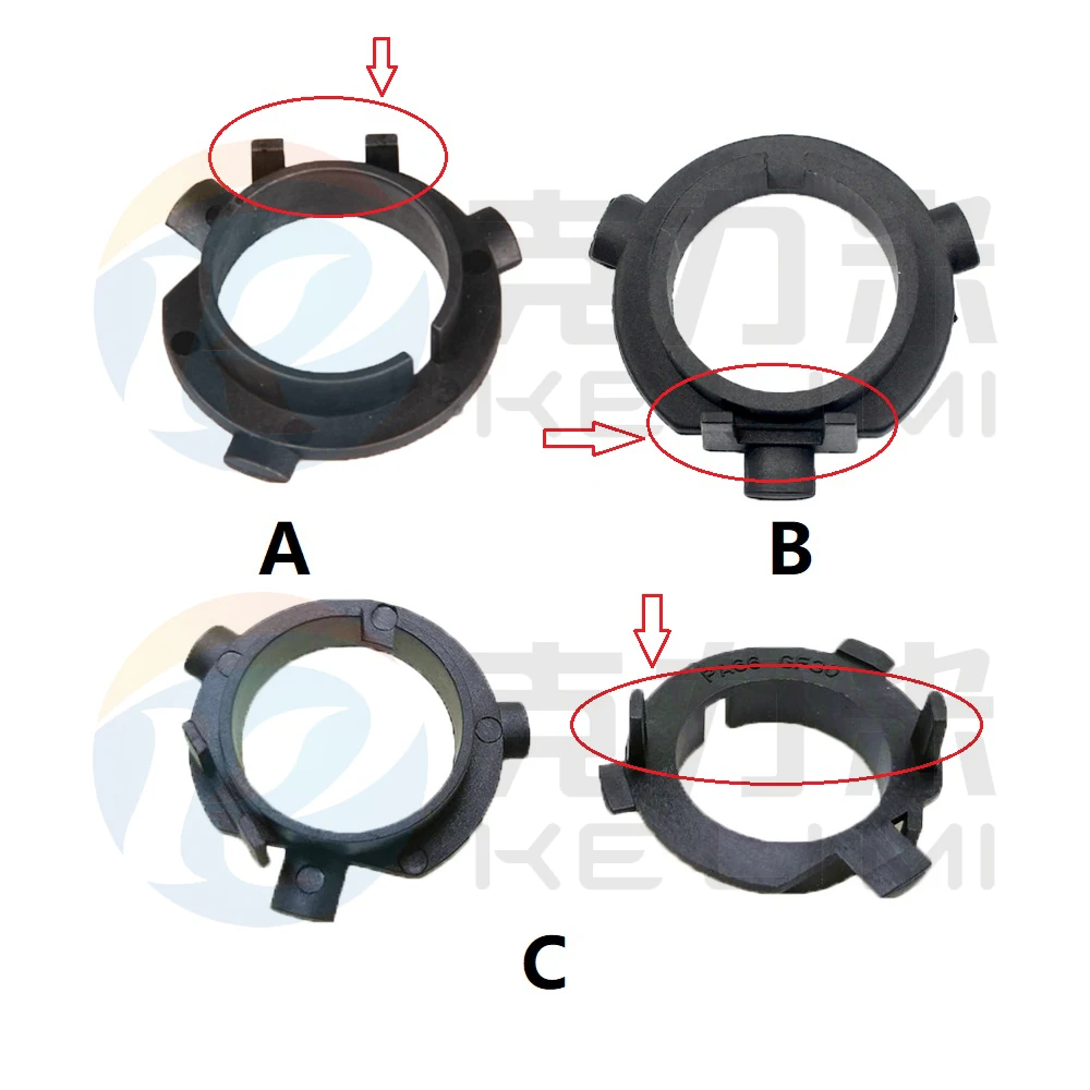 10PCS Adapter Fits For Hyundai Veloster Kia K3 K4 K5 Sorento Sportage LED Headlight H7 Socket Holder Base | Автомобили и
