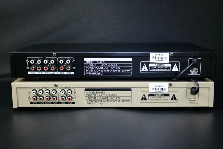 Готовый эквалайзер Hifi EQ665 домашний сбалансированный микшер двойной 10-сегментный