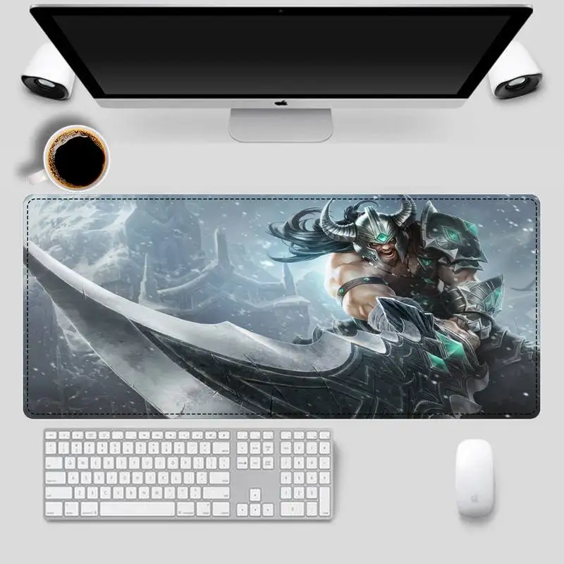 Popolar League of Legends коврик для мыши Tryndamere игровая клавиатура Настольный игровые
