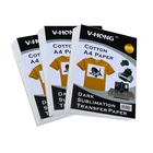 Сублимационная бумага A4 8,26x11,7 дюйма, хлопковая футболка для текстильной термобумаги темного Светильник цвета